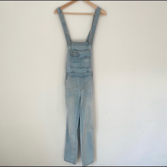 [Free People] Washed Denim Overall - Picture 5 of 10